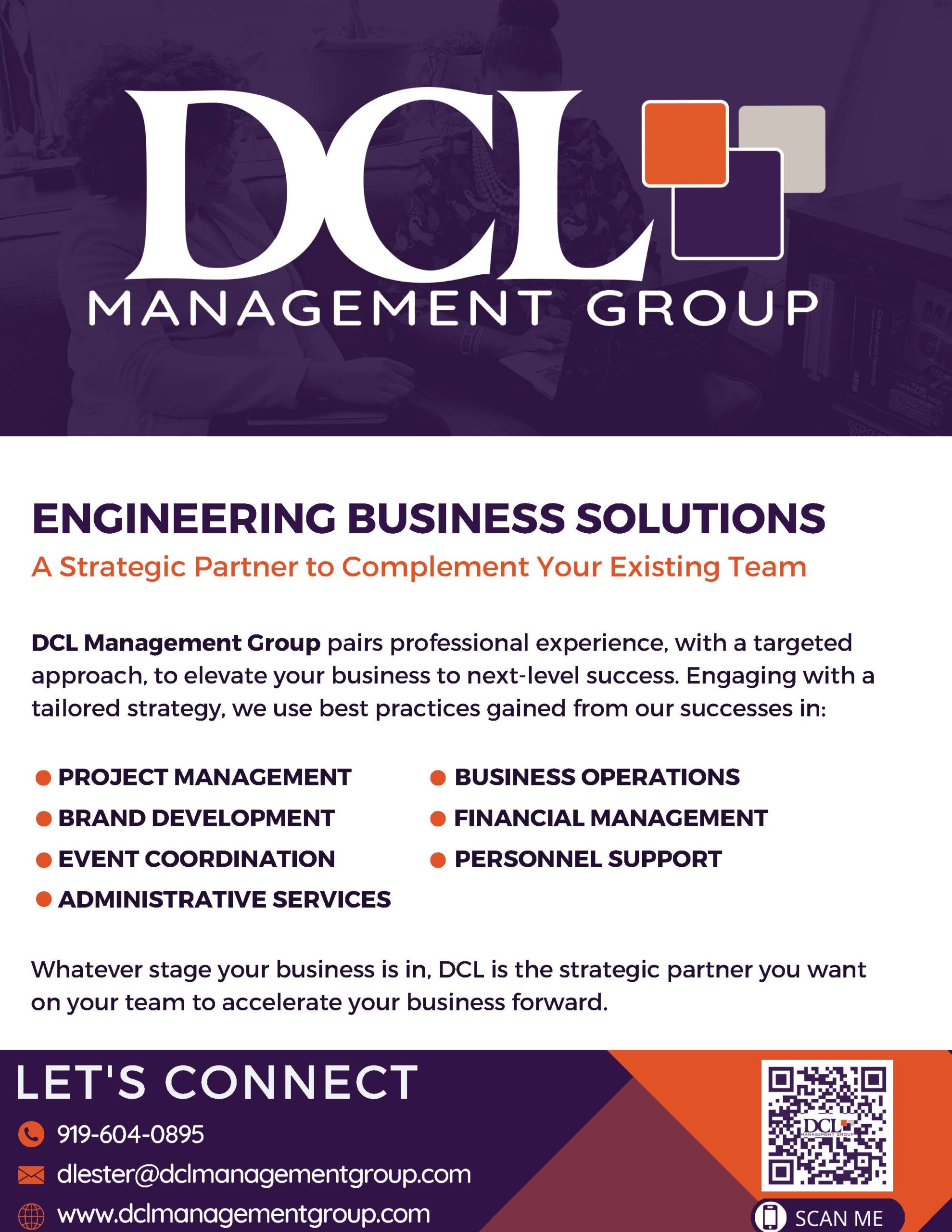 Ad: DCL Management Group
